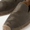 Leather-Trimmed Logo-Jacquard Canvas Espadrilles - CU Leather-Trimmed Logo-Jacquard Canvas Espadrilles - CU
