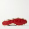 Leather-Trimmed Logo-Jacquard Canvas Espadrilles - E2 Leather-Trimmed Logo-Jacquard Canvas Espadrilles - E2