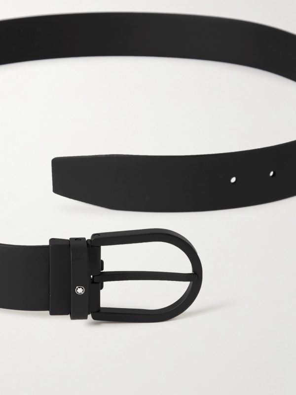 3.5cm Rubberised Leather Belt - E1