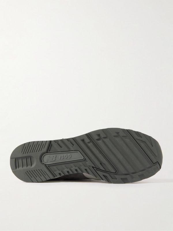 + Beams + Paperboy MIUK 1500 Leather, Mesh and Suede Sneakers - E1 + Beams + Paperboy MIUK 1500 Leather, Mesh and Suede Sneakers - E1
