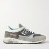 + Beams + Paperboy MIUK 1500 Leather, Mesh and Suede Sneakers + Beams + Paperboy MIUK 1500 Leather, Mesh and Suede Sneakers