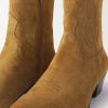 Western Embroidered Suede Boots - CU Western Embroidered Suede Boots - CU