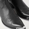 Embellished Embroidered Leather Chelsea Boots - CU Embellished Embroidered Leather Chelsea Boots - CU