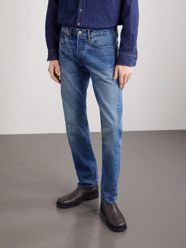 Slim-Fit Selvedge Denim Jeans - FR Slim-Fit Selvedge Denim Jeans - FR