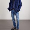 Slim-Fit Selvedge Denim Jeans - OU Slim-Fit Selvedge Denim Jeans - OU
