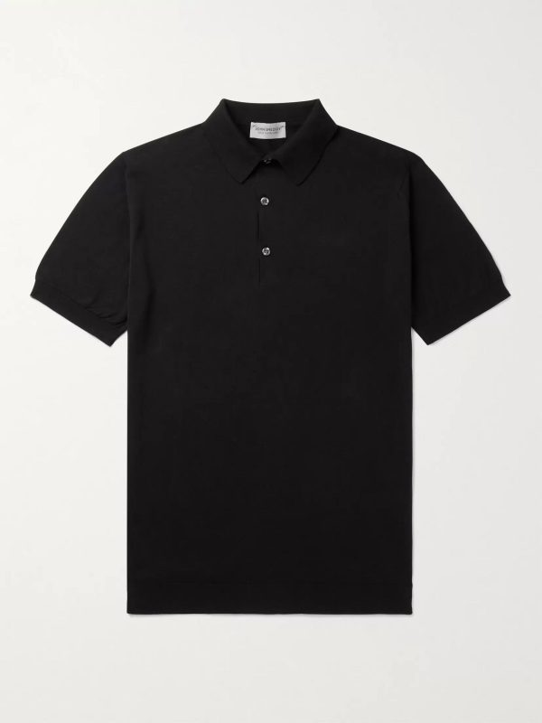 Adrian Slim-Fit Sea Island Cotton Polo Shirt Adrian Slim-Fit Sea Island Cotton Polo Shirt