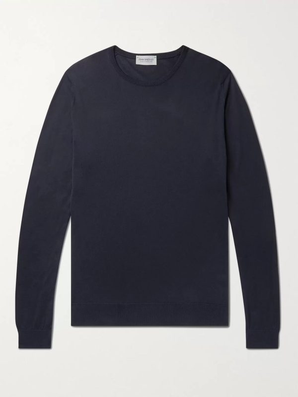 Hatfield Slim-Fit Sea Island Cotton Sweater Hatfield Slim-Fit Sea Island Cotton Sweater