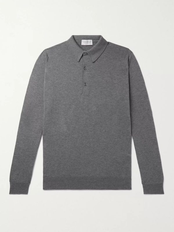 Bradwell Sea Island Cotton Polo Shirt Bradwell Sea Island Cotton Polo Shirt