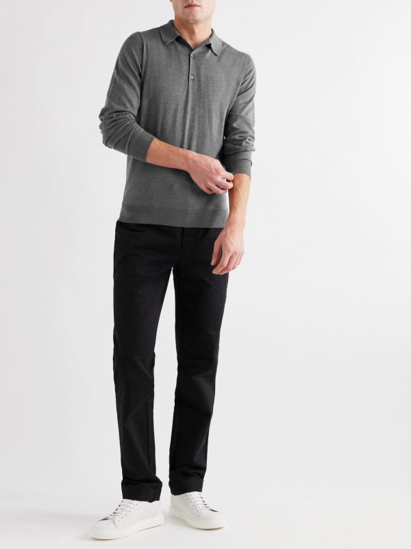 Bradwell Sea Island Cotton Polo Shirt - OU Bradwell Sea Island Cotton Polo Shirt - OU