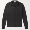 Claygate Merino Wool Zip-Up Cardigan Claygate Merino Wool Zip-Up Cardigan