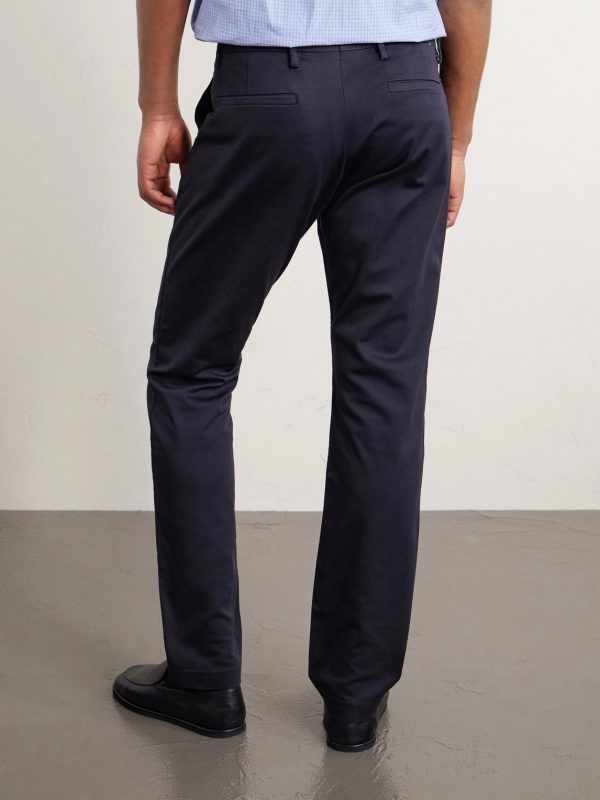 Theo Stretch Organic Cotton-Twill Chinos - BK