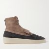 Panelled Nubuck Duck Boots Panelled Nubuck Duck Boots