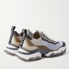 Leave No Trace Leather, Suede and Ripstop Sneakers - BK Leave No Trace Leather, Suede and Ripstop Sneakers - BK