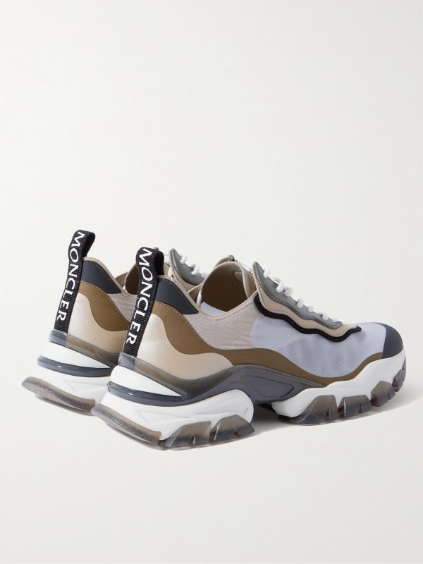 Leave No Trace Leather, Suede and Ripstop Sneakers - BK Leave No Trace Leather, Suede and Ripstop Sneakers - BK