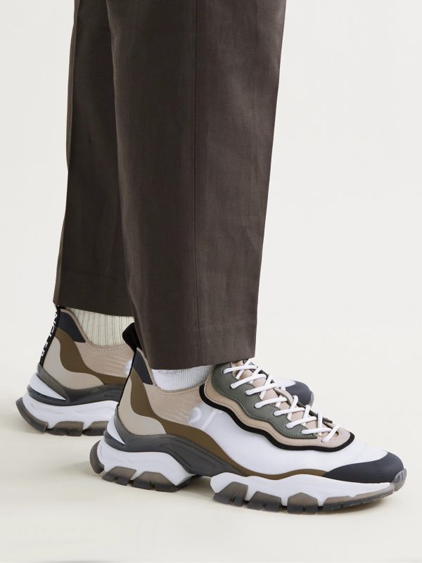 Leave No Trace Leather, Suede and Ripstop Sneakers - E1 Leave No Trace Leather, Suede and Ripstop Sneakers - E1