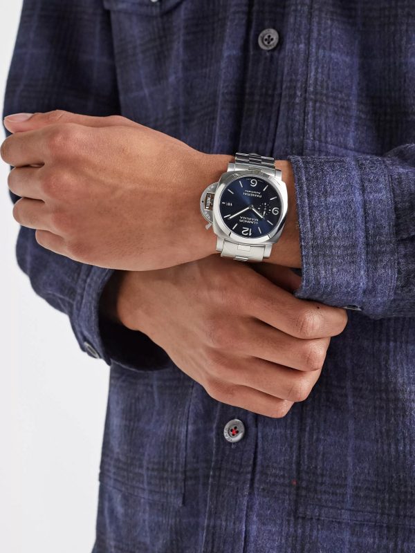 Luminor Marina Specchio Blu Automatic 44mm Stainless Steel Watch, Ref. No. PAM01316 - OU Luminor Marina Specchio Blu Automatic 44mm Stainless Steel Watch, Ref. No. PAM01316 - OU