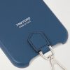 Logo-Print Full-Grain Leather iPhone 11 Pro Case with Lanyard - CU