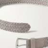 4cm Woven Suede Belt - E1 4cm Woven Suede Belt - E1
