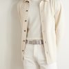 4cm Woven Suede Belt - FR 4cm Woven Suede Belt - FR