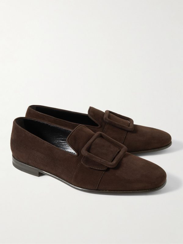 Kleys Buckled Suede Loafers - FR Kleys Buckled Suede Loafers - FR