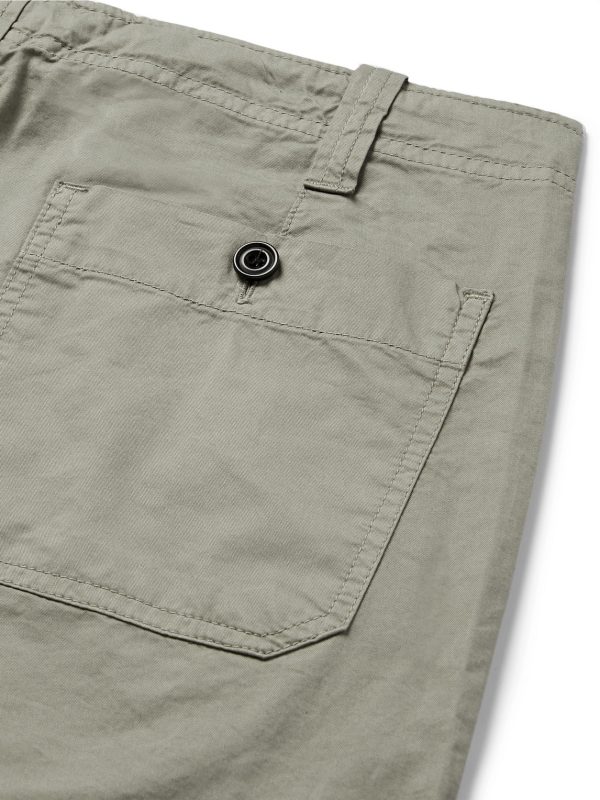 Troy Slim-Fit Cotton Drawstring Trousers - CU