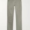 Troy Slim-Fit Cotton Drawstring Trousers