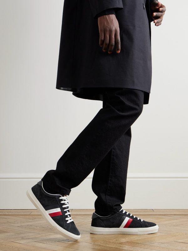 New Monaco Leather and Suede Sneakers - OU New Monaco Leather and Suede Sneakers - OU