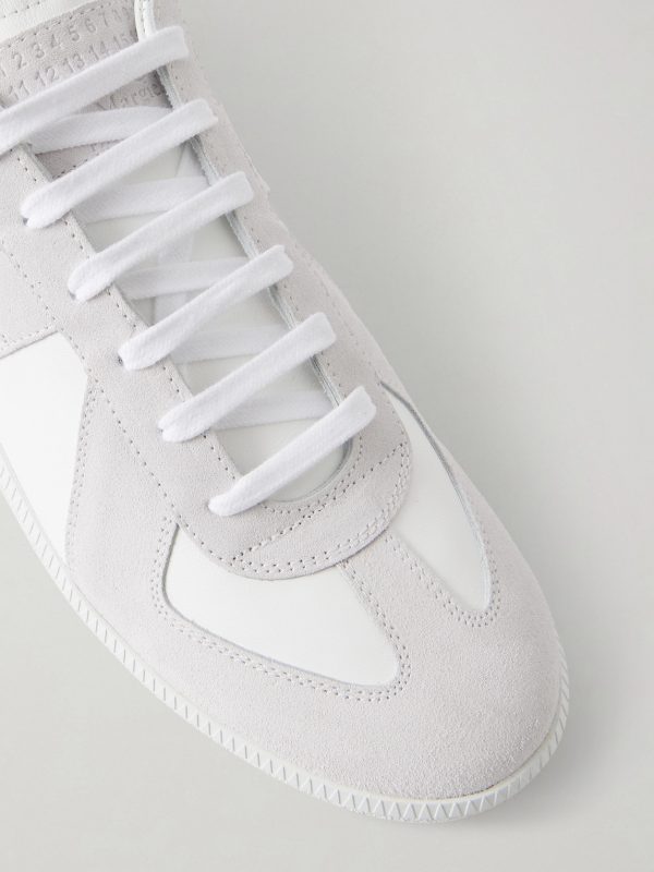 Replica Leather and Suede Sneakers - CU Replica Leather and Suede Sneakers - CU