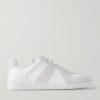 Replica Leather and Suede Sneakers Replica Leather and Suede Sneakers