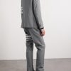 Grey Slim-Fit Striped Wool Suit Jacket - BK Grey Slim-Fit Striped Wool Suit Jacket - BK