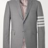 Grey Slim-Fit Striped Wool Suit Jacket Grey Slim-Fit Striped Wool Suit Jacket