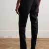 Slim-Fit Worsted Wool-Gabardine Suit Trousers - BK Slim-Fit Worsted Wool-Gabardine Suit Trousers - BK