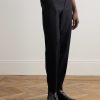 Slim-Fit Worsted Wool-Gabardine Suit Trousers - FR Slim-Fit Worsted Wool-Gabardine Suit Trousers - FR