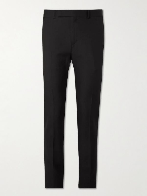 Slim-Fit Worsted Wool-Gabardine Suit Trousers Slim-Fit Worsted Wool-Gabardine Suit Trousers