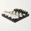 Gold-Plated and Stone Chess Set Gold-Plated and Stone Chess Set