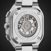 BR 05 Automatic Chronograph 42mm Stainless Steel Watch, Ref. No. BR05C-BU-ST/SST - BK BR 05 Automatic Chronograph 42mm Stainless Steel Watch, Ref. No. BR05C-BU-ST/SST - BK