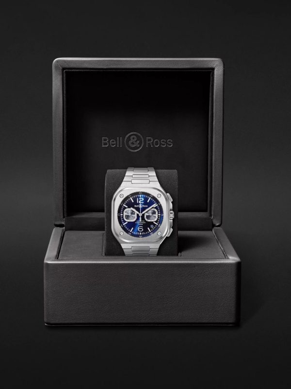 BR 05 Automatic Chronograph 42mm Stainless Steel Watch, Ref. No. BR05C-BU-ST/SST - E3 BR 05 Automatic Chronograph 42mm Stainless Steel Watch, Ref. No. BR05C-BU-ST/SST - E3