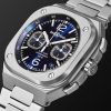 BR 05 Automatic Chronograph 42mm Stainless Steel Watch, Ref. No. BR05C-BU-ST/SST - FR BR 05 Automatic Chronograph 42mm Stainless Steel Watch, Ref. No. BR05C-BU-ST/SST - FR