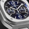 BR 05 Automatic Chronograph 42mm Stainless Steel and Rubber Watch, Ref.No. BR05C-BUBU-ST/SRB - CU BR 05 Automatic Chronograph 42mm Stainless Steel and Rubber Watch, Ref.No. BR05C-BUBU-ST/SRB - CU