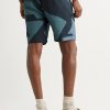Assembly Printed Linen Drawstring Cargo Shorts - BK