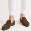 Truro Leather-Trimmed Suede Loafers - E1