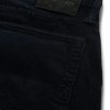 Midnight-Blue Slim-Fit Stretch-Cotton Corduroy Trousers - CU