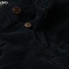 Midnight-Blue Slim-Fit Stretch-Cotton Corduroy Trousers - E1