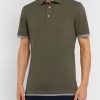 Slim-Fit Layered Cotton-Piqué Polo Shirt - FR