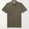 Slim-Fit Layered Cotton-Piqué Polo Shirt