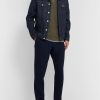 Slim-Fit Layered Cotton-Piqué Polo Shirt - OU