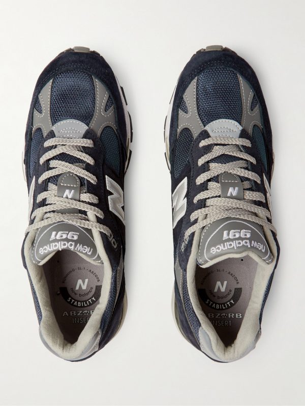 991 Suede, Mesh and Leather Sneakers - E3
