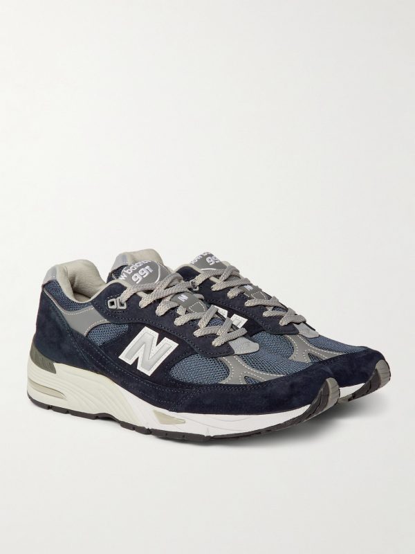 991 Suede, Mesh and Leather Sneakers - FR