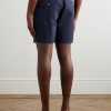 Stretch Cotton-Twill Shorts - BK Stretch Cotton-Twill Shorts - BK