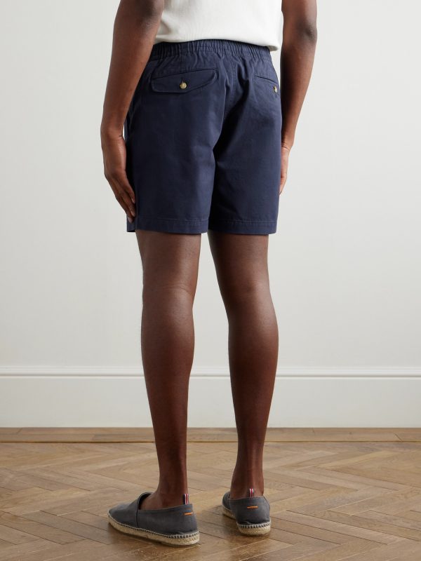 Stretch Cotton-Twill Shorts - BK Stretch Cotton-Twill Shorts - BK